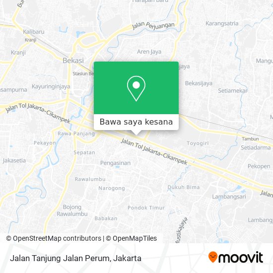 Peta Jalan Tanjung Jalan Perum