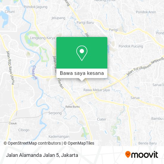 Peta Jalan Alamanda Jalan 5