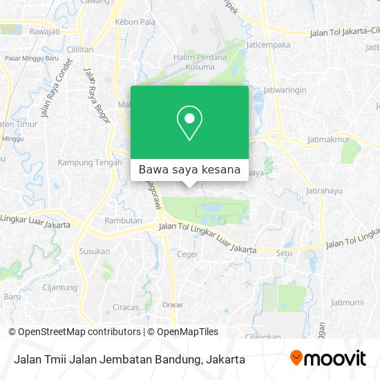 Peta Jalan Tmii Jalan Jembatan Bandung