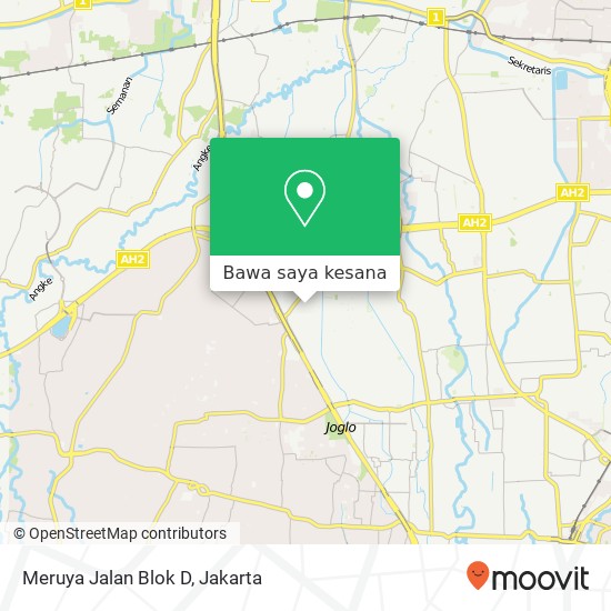 Peta Meruya Jalan Blok D