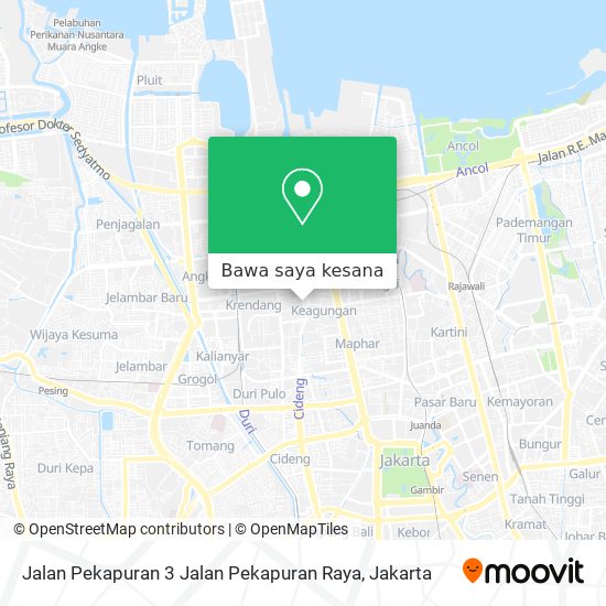 Peta Jalan Pekapuran 3 Jalan Pekapuran Raya