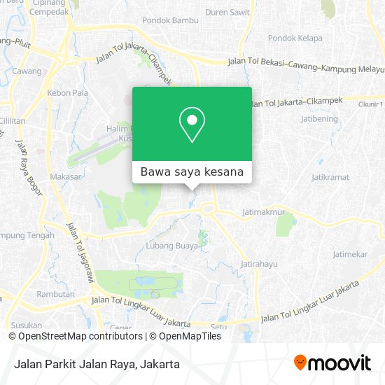 Peta Jalan Parkit Jalan Raya