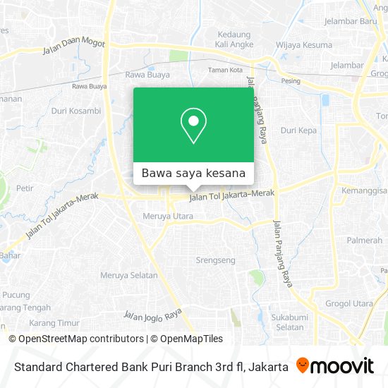 Peta Standard Chartered Bank Puri Branch 3rd fl