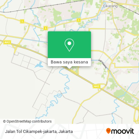 Peta Jalan Tol Cikampek-jakarta