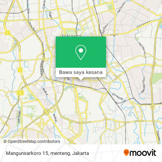 Peta Mangunsarkoro 15, menteng