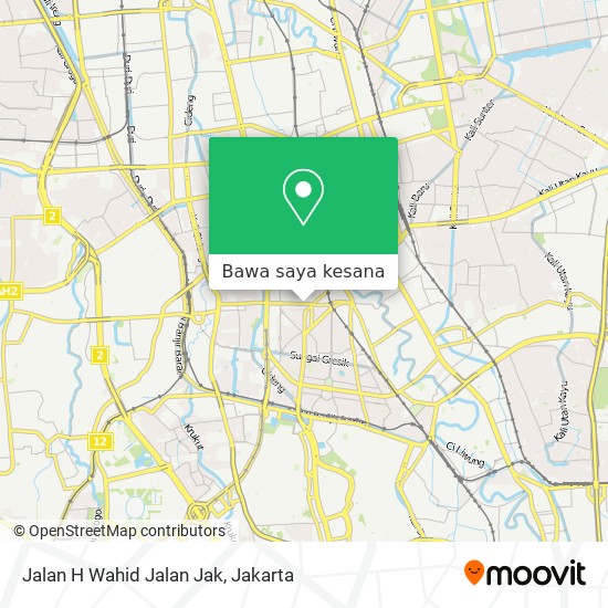 Peta Jalan H Wahid Jalan Jak