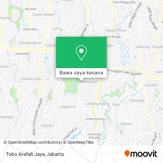 Peta Toko Arafah Jaya