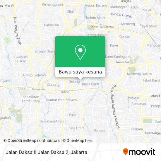 Peta Jalan Daksa II Jalan Daksa 2