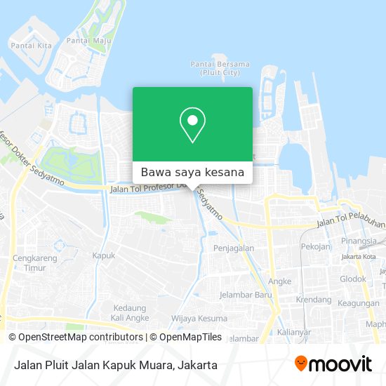 Peta Jalan Pluit Jalan Kapuk Muara