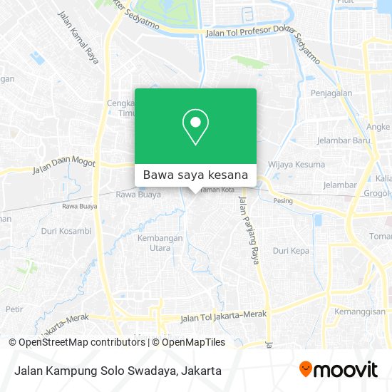 Peta Jalan Kampung Solo Swadaya