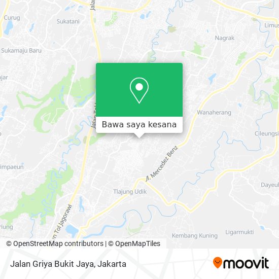 Peta Jalan Griya Bukit Jaya