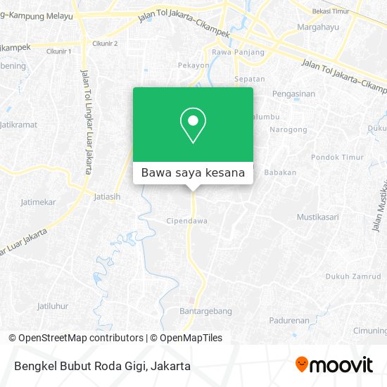 Peta Bengkel Bubut Roda Gigi