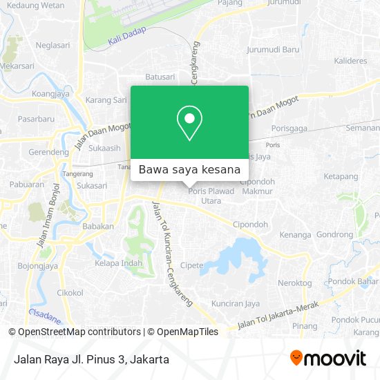 Peta Jalan Raya Jl. Pinus 3