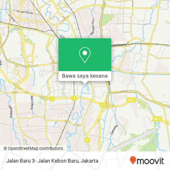 Peta Jalan Baru 3- Jalan Kebon Baru