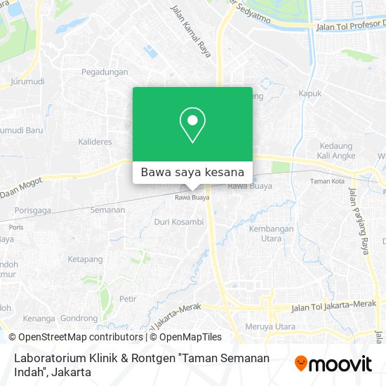 Peta Laboratorium Klinik & Rontgen ''Taman Semanan Indah''