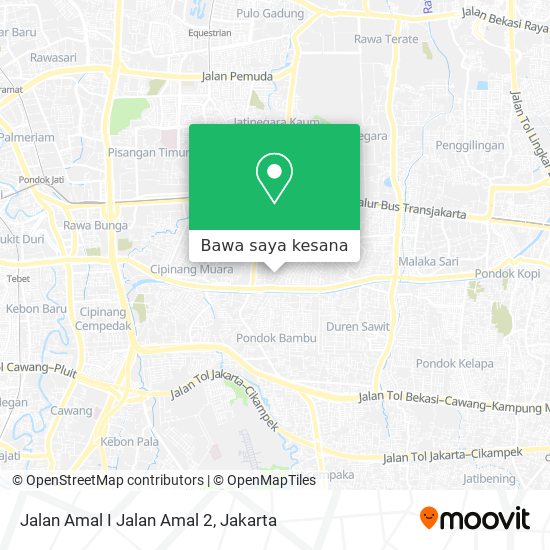 Peta Jalan Amal I Jalan Amal 2