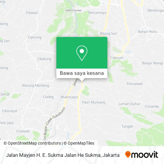 Peta Jalan Mayjen H. E. Sukma Jalan He Sukma