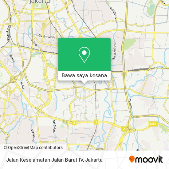 Peta Jalan Keselamatan Jalan Barat IV