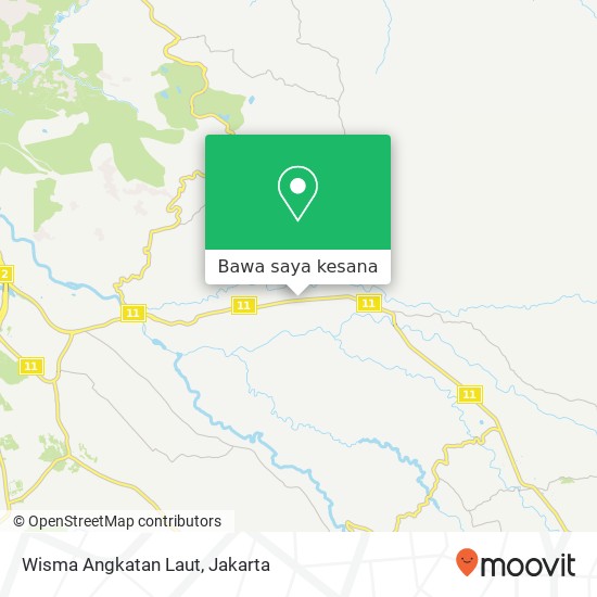 Peta Wisma Angkatan Laut