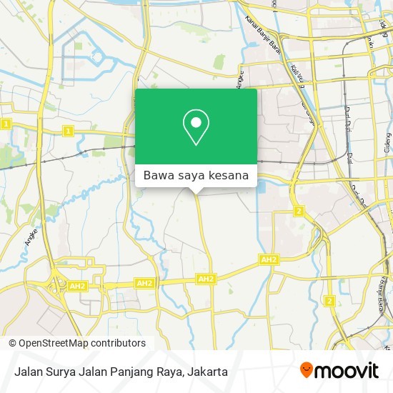 Peta Jalan Surya Jalan Panjang Raya