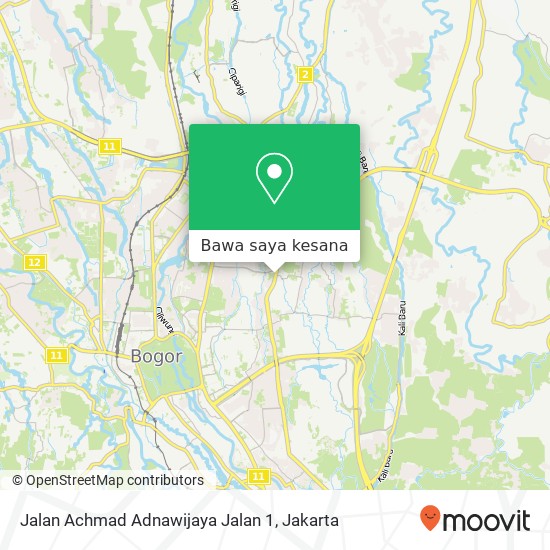 Peta Jalan Achmad Adnawijaya Jalan 1