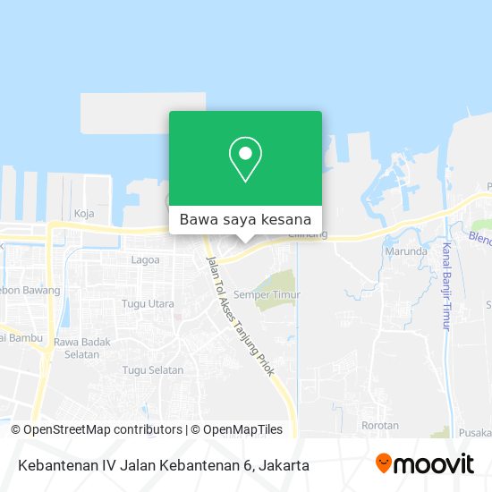 Peta Kebantenan IV Jalan Kebantenan 6