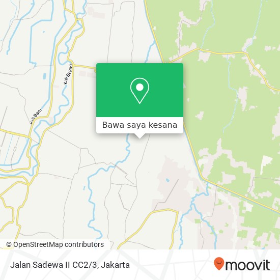 Peta Jalan Sadewa II CC2/3