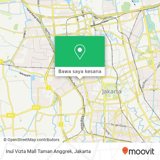 Peta Inul Vizta Mall Taman Anggrek