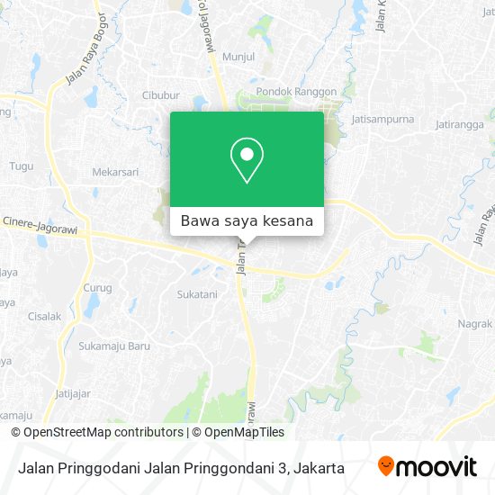 Peta Jalan Pringgodani Jalan Pringgondani 3