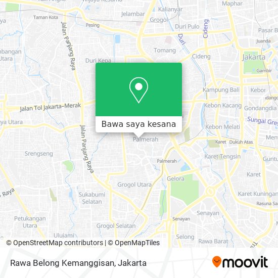 Peta Rawa Belong Kemanggisan
