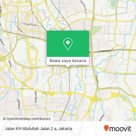 Peta Jalan KH Abdullah Jalan 2 a