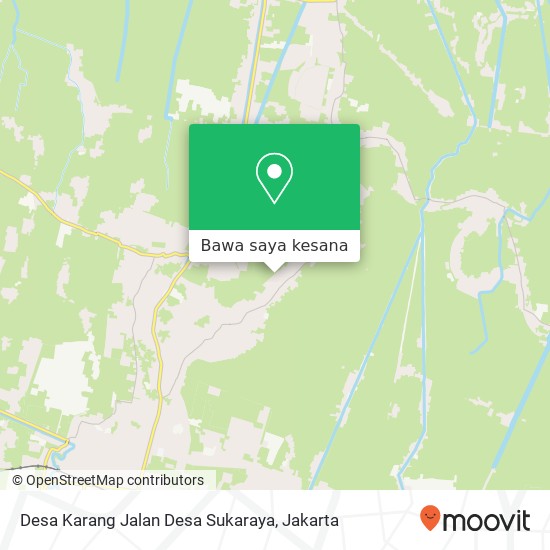 Peta Desa Karang Jalan Desa Sukaraya