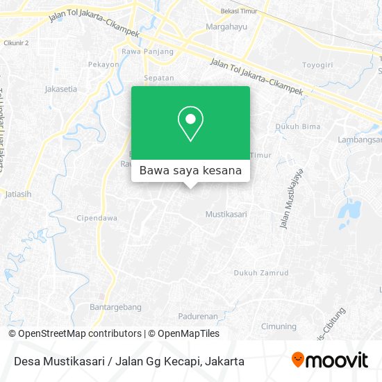 Peta Desa Mustikasari / Jalan Gg Kecapi