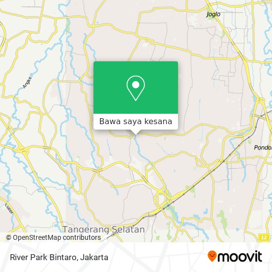 Peta River Park Bintaro