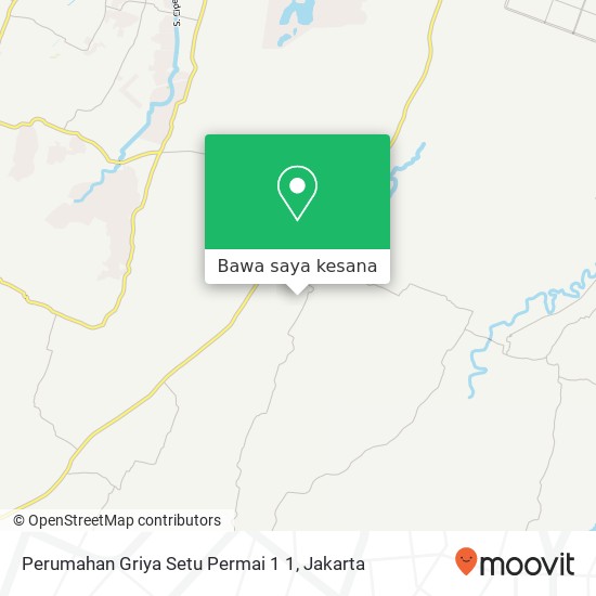 Peta Perumahan Griya Setu Permai 1 1