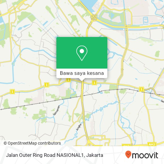 Peta Jalan Outer Ring Road NASIONAL1