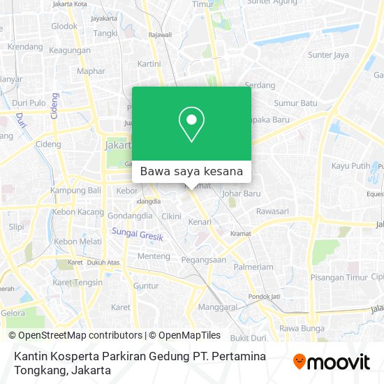 Peta Kantin Kosperta Parkiran Gedung PT. Pertamina Tongkang