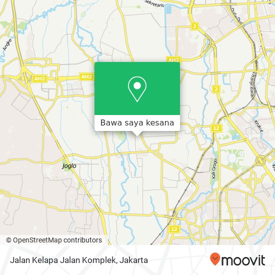 Peta Jalan Kelapa Jalan Komplek