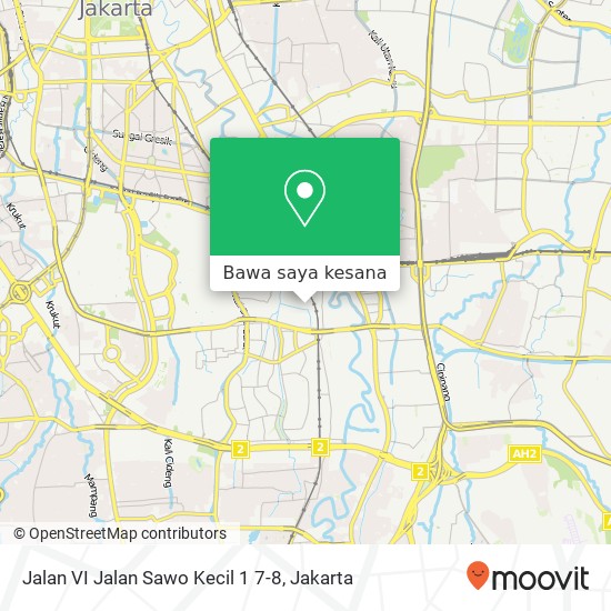 Peta Jalan VI Jalan Sawo Kecil 1 7-8