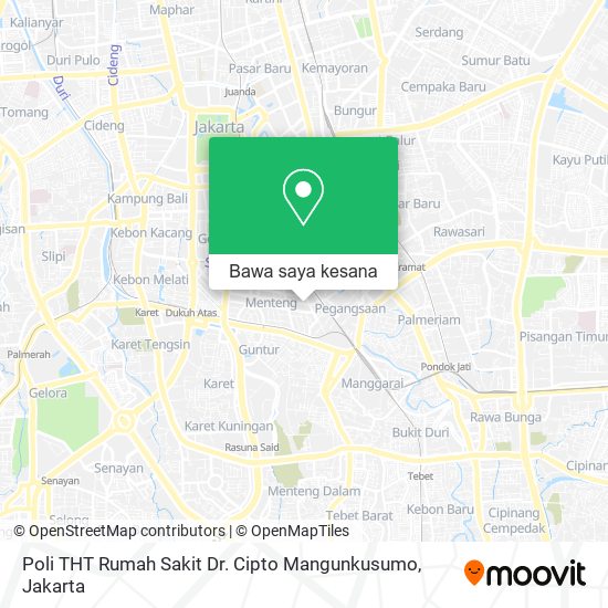 Peta Poli  THT Rumah Sakit Dr. Cipto Mangunkusumo