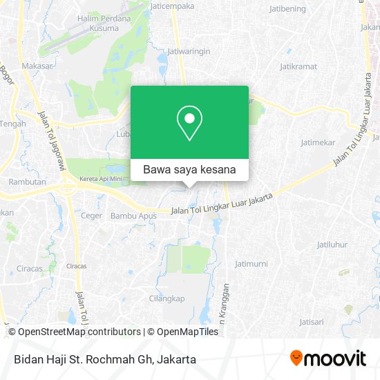 Peta Bidan Haji St. Rochmah Gh