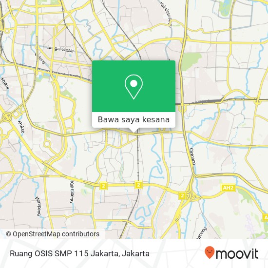 Peta Ruang OSIS SMP 115 Jakarta