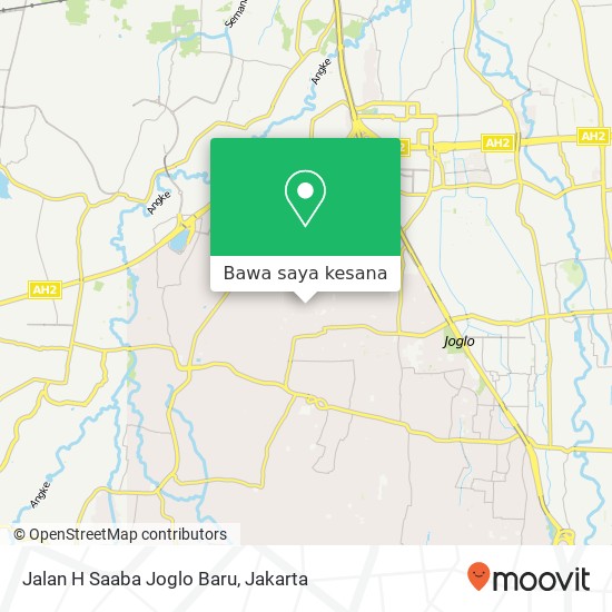 Peta Jalan H Saaba Joglo Baru