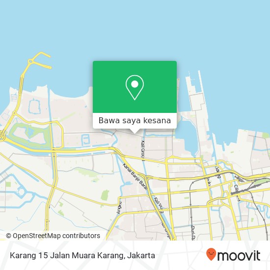 Peta Karang 15 Jalan Muara Karang