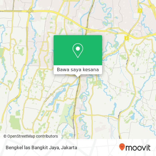 Peta Bengkel las Bangkit Jaya