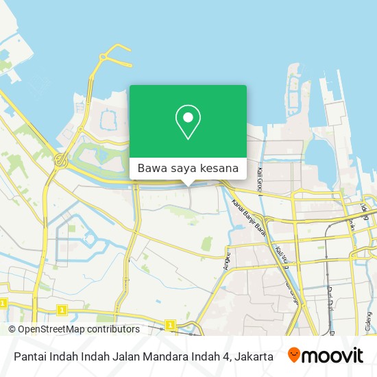 Peta Pantai Indah Indah Jalan Mandara Indah 4