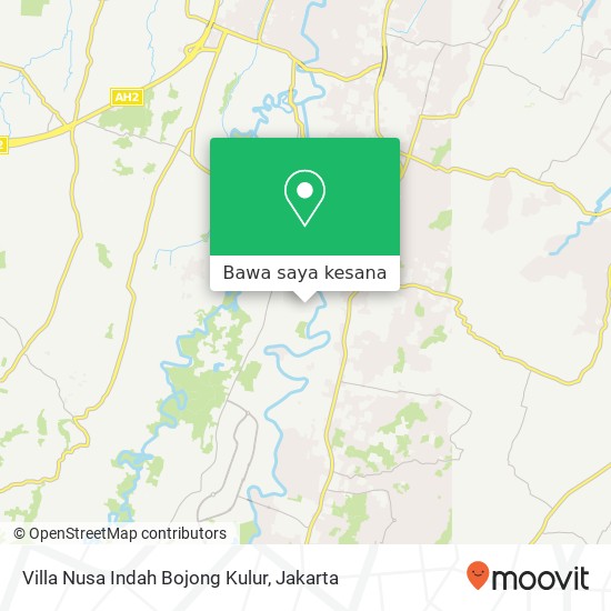 Peta Villa Nusa Indah Bojong Kulur