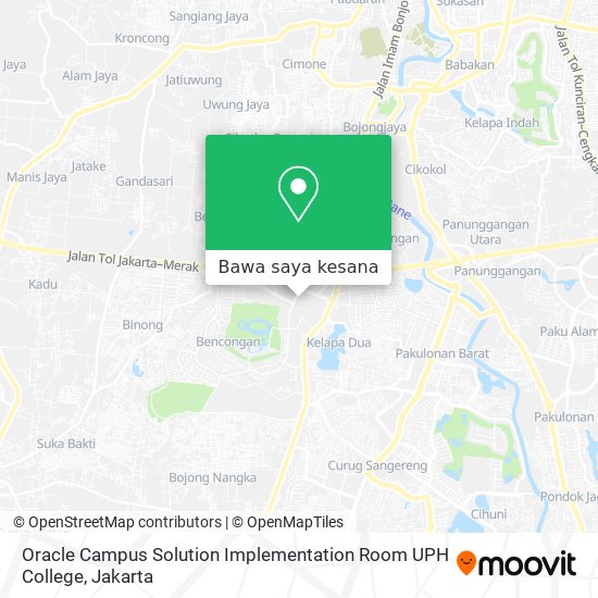 Peta Oracle Campus Solution Implementation Room UPH College