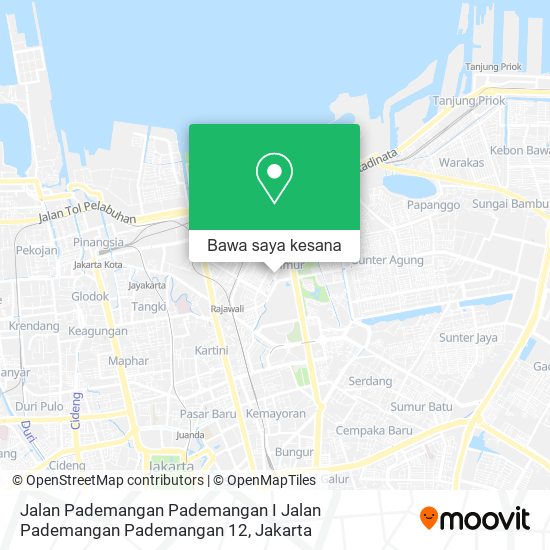 Peta Jalan Pademangan Pademangan I Jalan Pademangan Pademangan 12