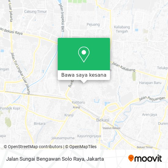 Peta Jalan Sungai Bengawan Solo Raya
